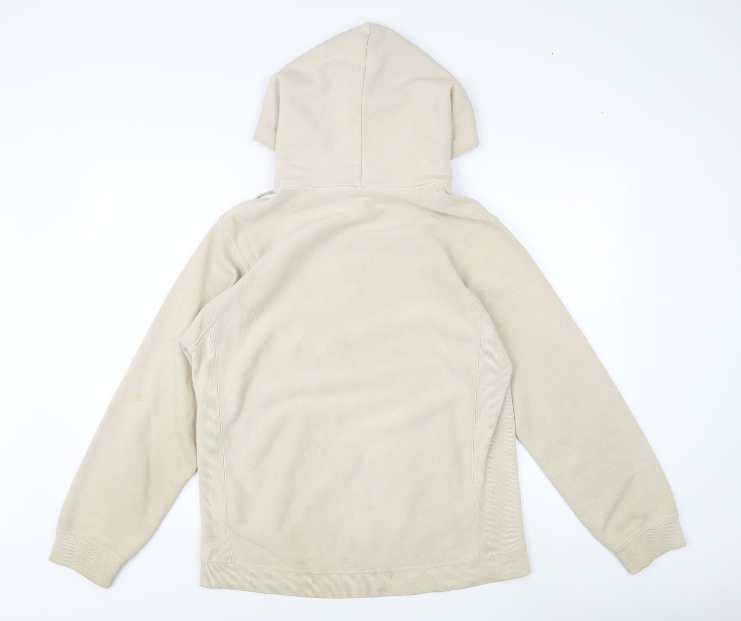 Champion Men's Beige Pullover Hoodie Medium