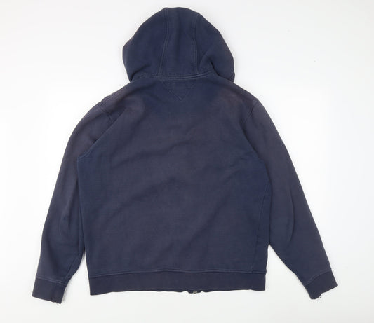 Tommy Hilfiger Men's Blue XL Full Zip Hoodie