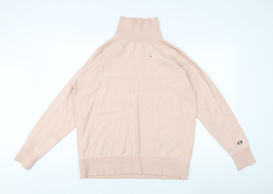 Champion Women Beige XS Pullover Sweatshirt Logo