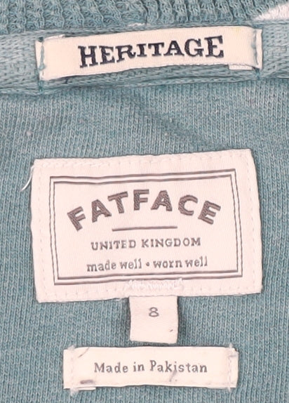 FatFace Women's Blue Pullover Hoodie Size 8