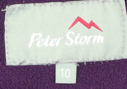 Peter Storm Women's Purple 1/2 Zip Sweatshirt Size 10