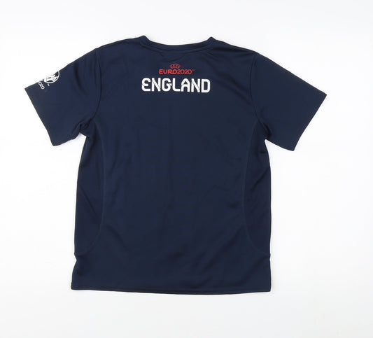 UEFA Euro 2020 Boys Blue Football T-Shirt 11 Years