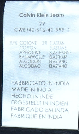 Calvin Klein Jeans Women's Black Pencil Skirt Size 12