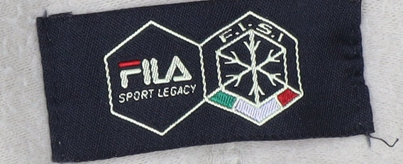 Fila Men's Beige Fleece Jacket L - Sports Outdoor