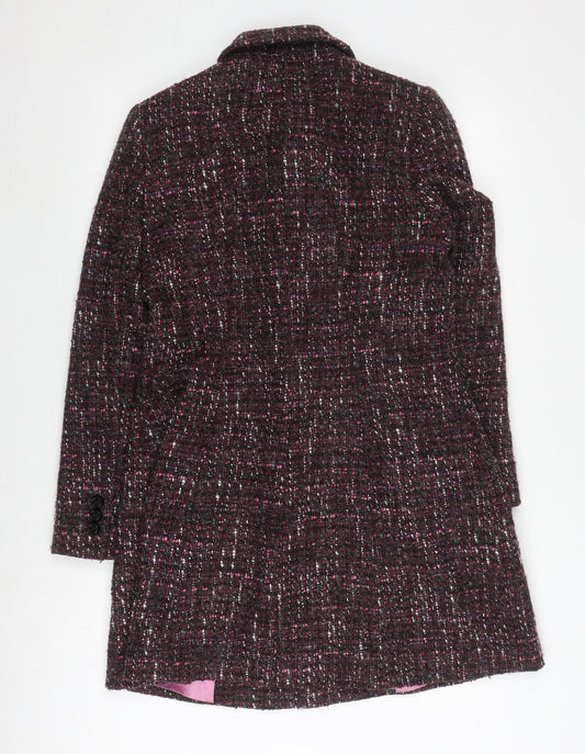 T.M. Lewin Women’s Multicoloured Tweed Coat Size 12