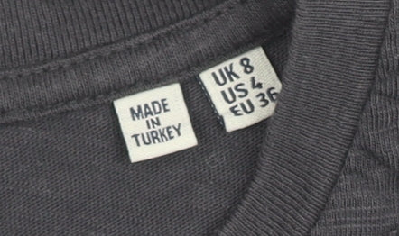 Superdry Women's Black Tank Top Size 8