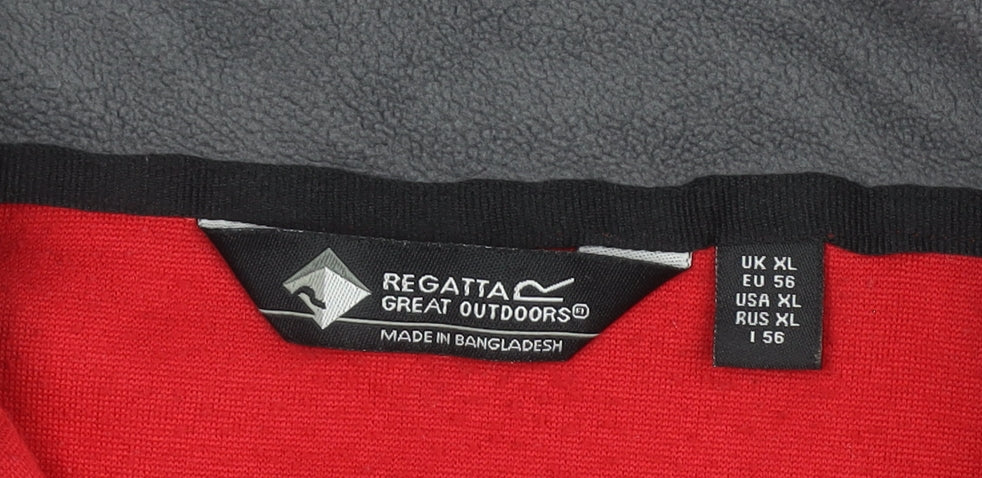 Regatta Men's Red Fleece XL Pullover Sweatshirt
