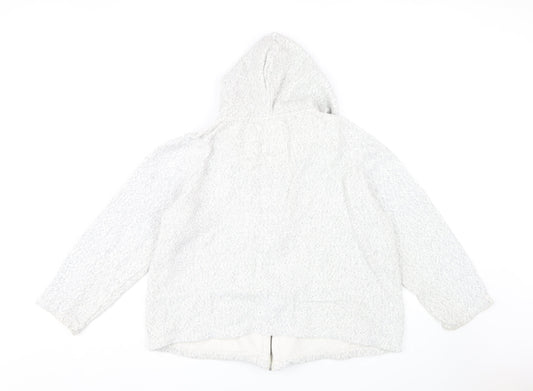 FatFace Women's Ivory Full Zip Hoodie Size 14
