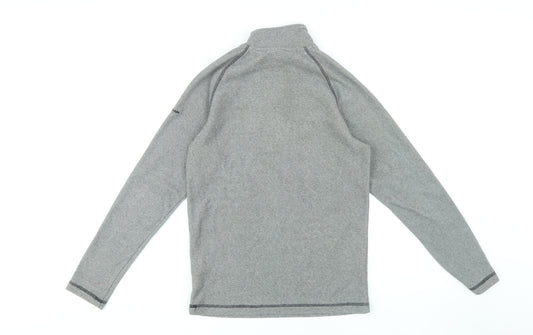 Trespass Men's Grey 1/4 Zip Sweatshirt XS