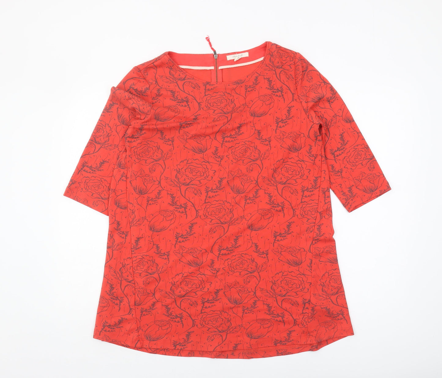 White Stuff Women's Red Floral Tunic UK 12