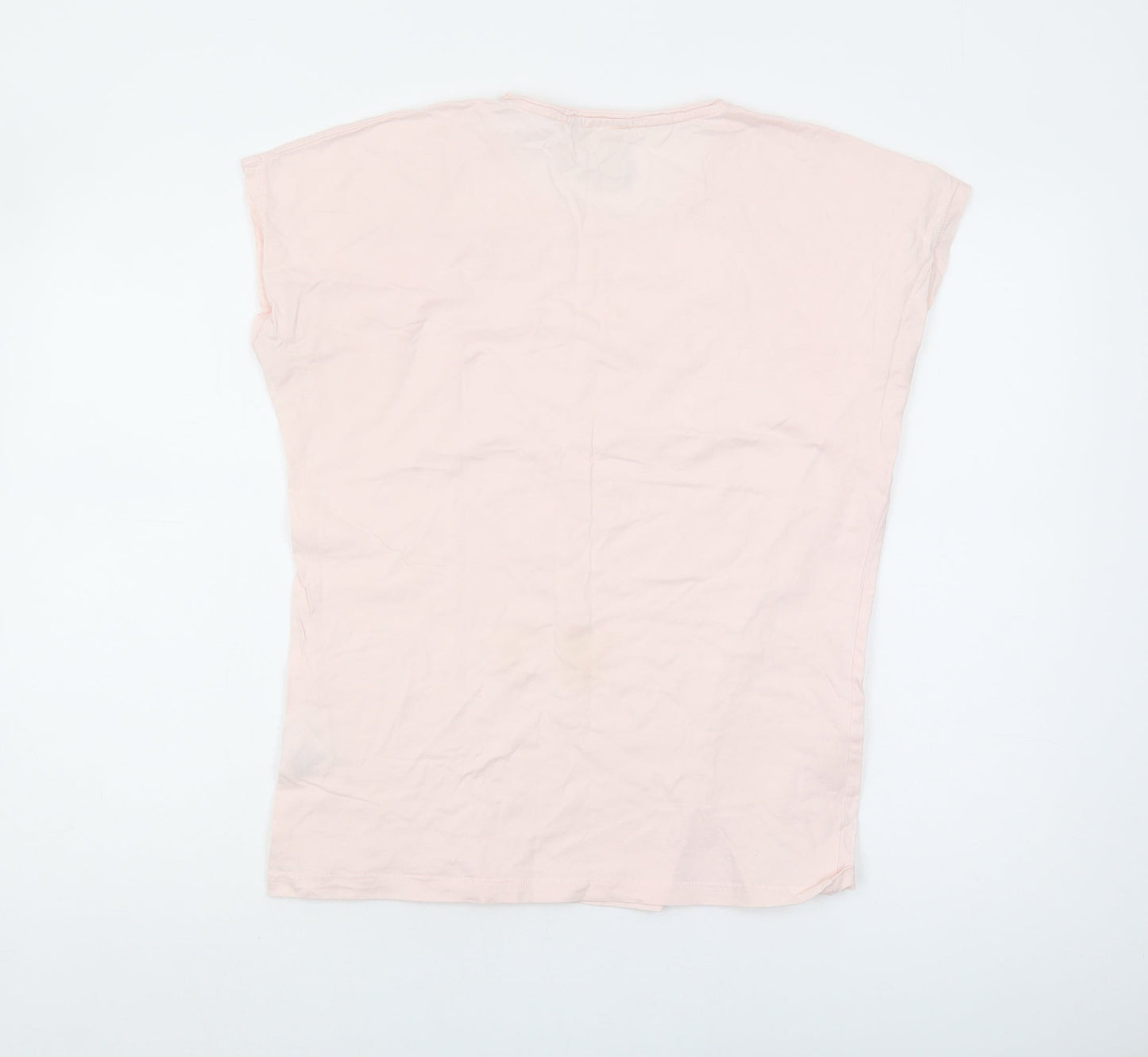 Weird Fish Pink Women's Cotton T-Shirt Size 12