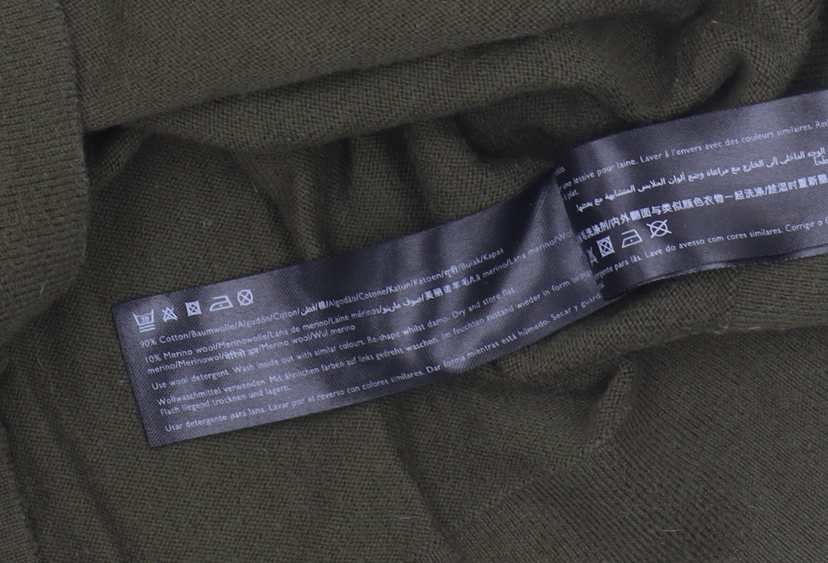 Jack Wills Men's Green Pullover Jumper S