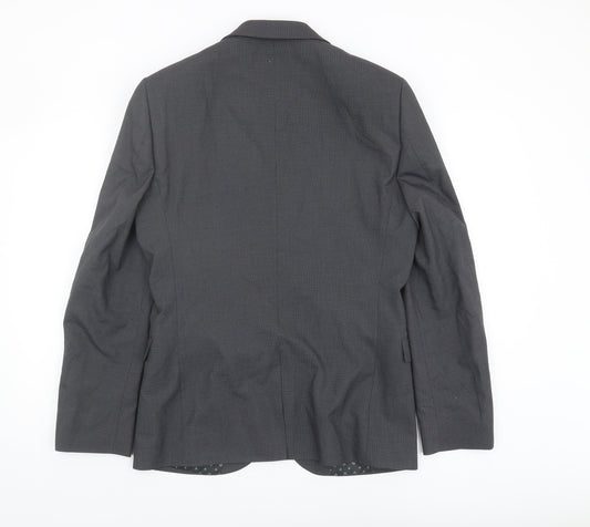 Next Men's Grey Suit Jacket, Size 38 Regular Fit