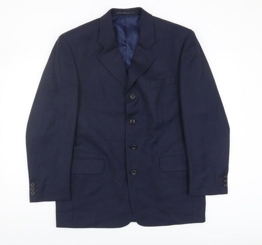 Austin Reed Men's Blue Wool Suit Jacket 40S