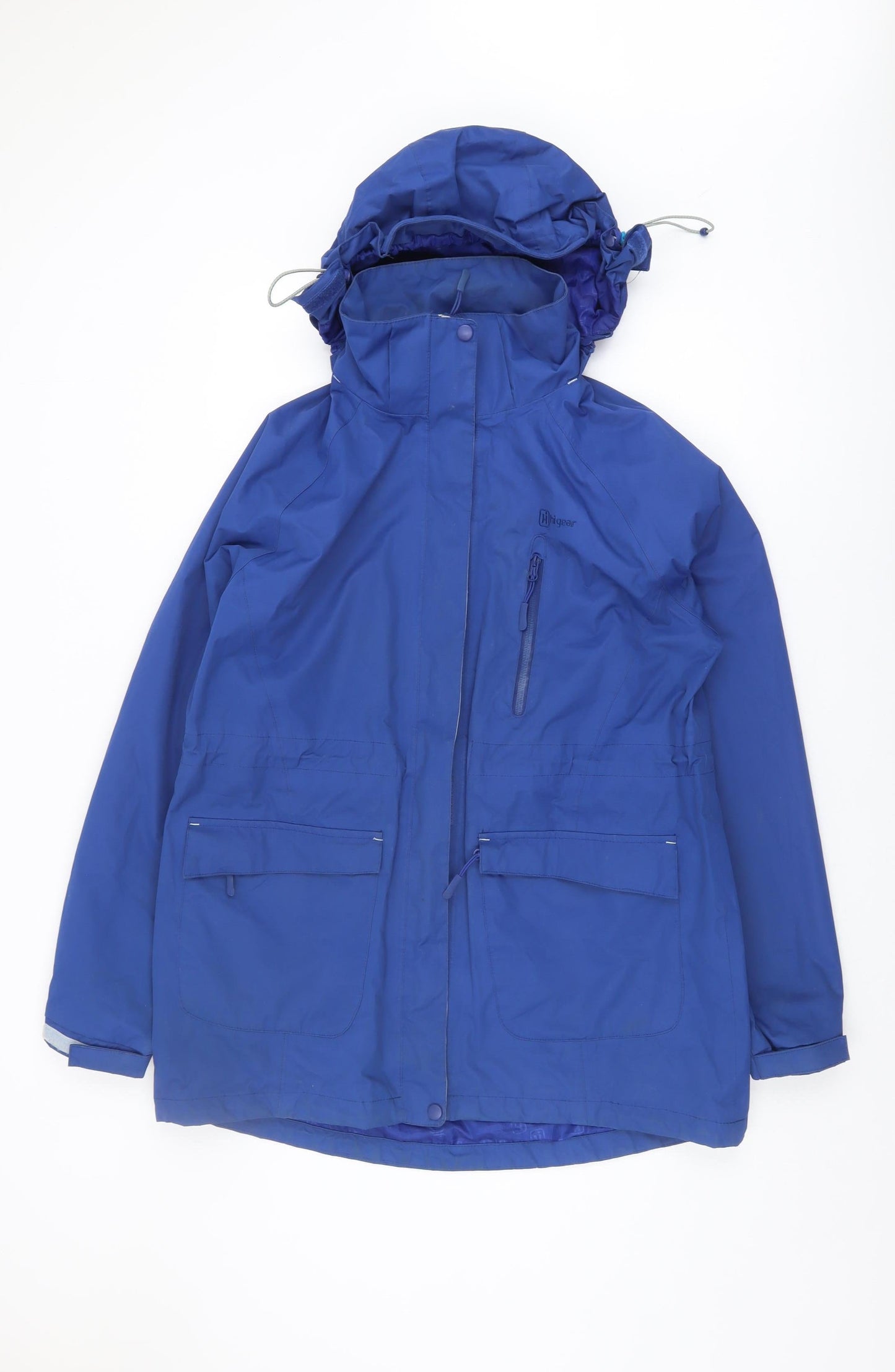 Hi Gear Women's Blue Rain Coat Size 16 Waterproof Jacket