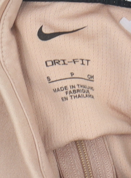 Nike Women's Beige Pullover 1/4 Zip Top Size S