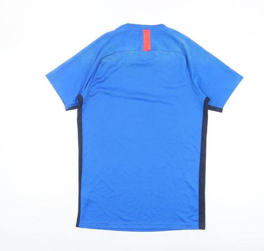 Nike Men's Blue Athletic T-Shirt Size S
