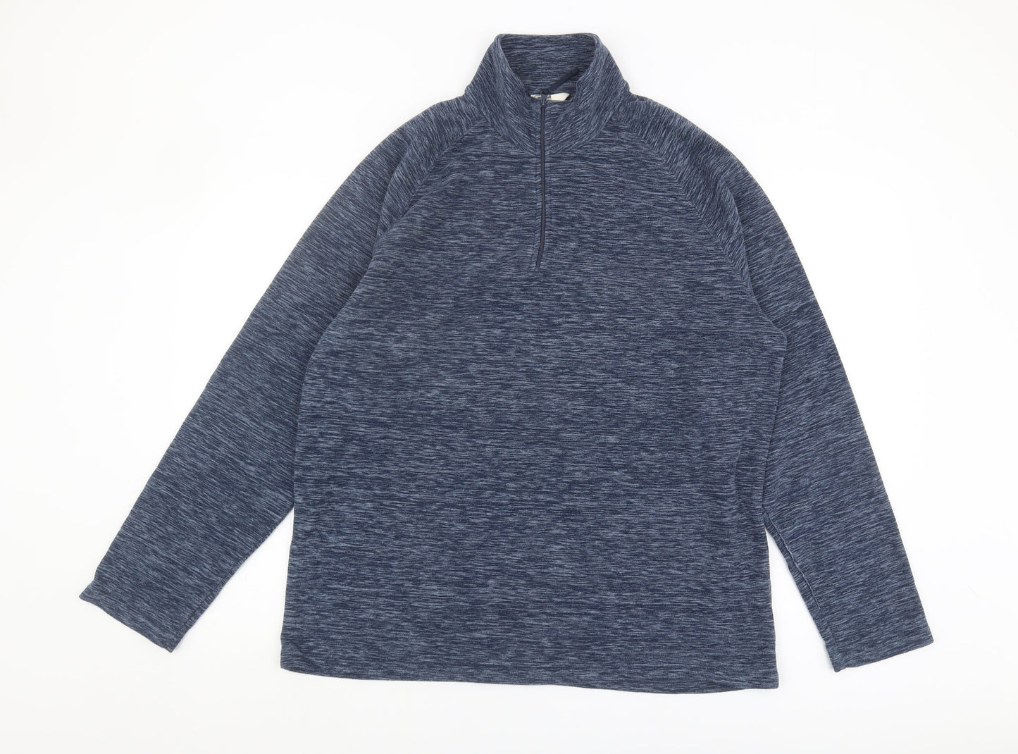 Mountain Warehouse Men's Blue Sweatshirt L 1/4 Zip