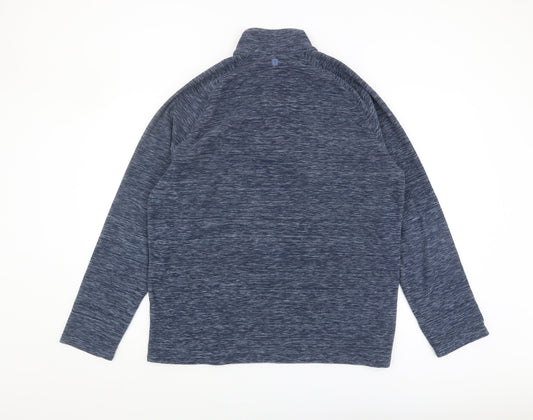 Mountain Warehouse Men's Blue Sweatshirt L 1/4 Zip