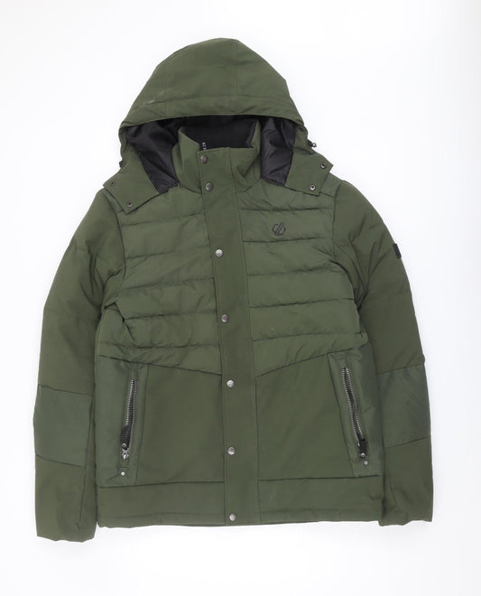 Dare 2b Men's Green Puffer Jacket S - Outdoor Style