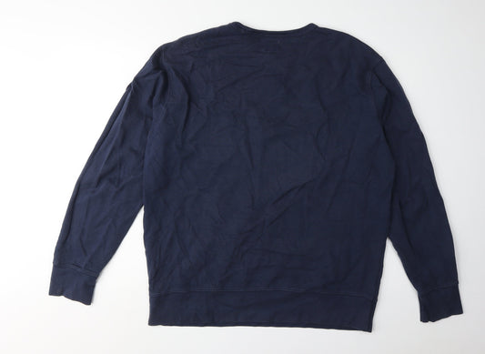 Levi's Men's Blue XL Logo Sweatshirt