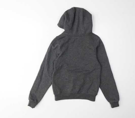 Slazenger Boys Grey Hoodie 7-8 Years Pullover with Pockets