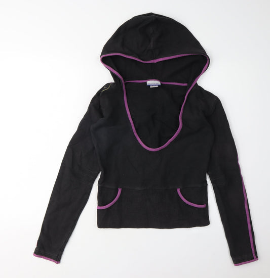 Reebok Women's Black Hoodie Size S, Slim Fit, Activewear