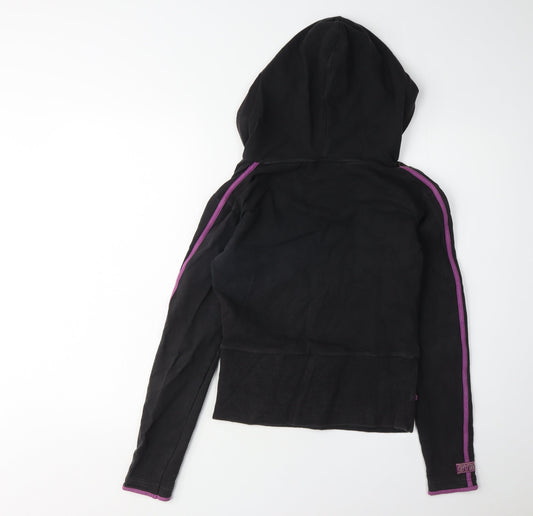 Reebok Women's Black Hoodie Size S, Slim Fit, Activewear