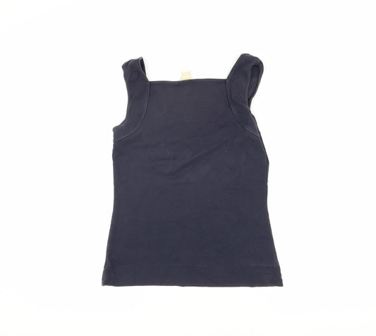 Monsoon Women's Blue Tank Top, Size 10, Solid Camisole