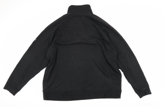 Reebok Men's Black 1/4 Zip Sweatshirt Size L