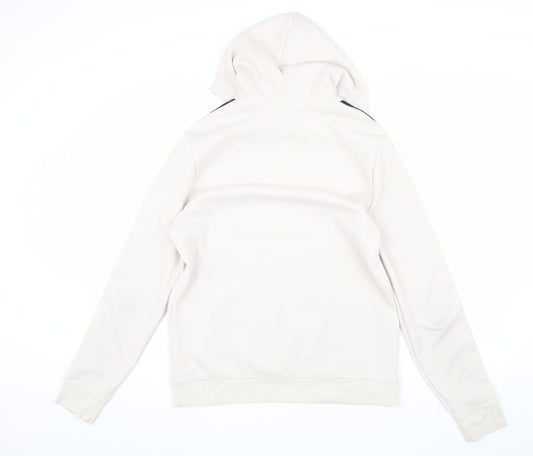 River Island Men's Ivory Hoodie, S, Pullover