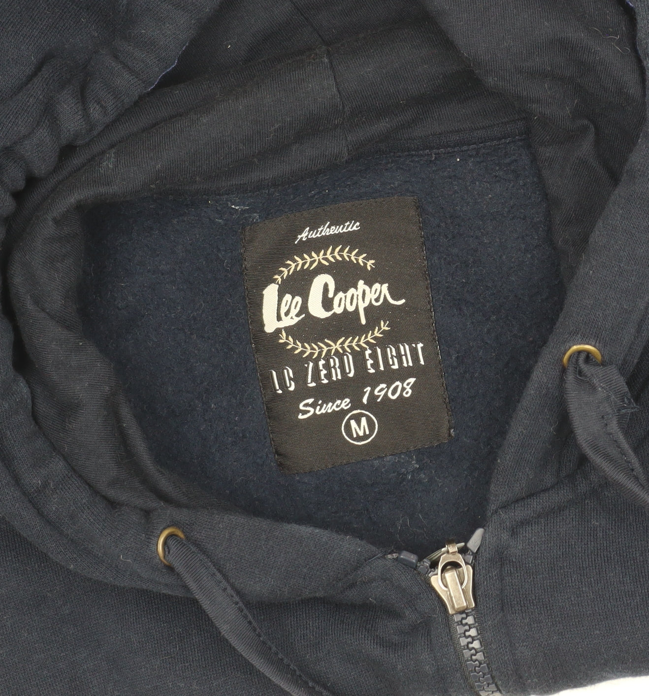 Lee Cooper Men's Blue Hooded Sleeveless Jacket M