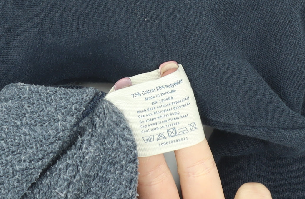 Jack Wills Women's Blue Pullover Hoodie Size 10