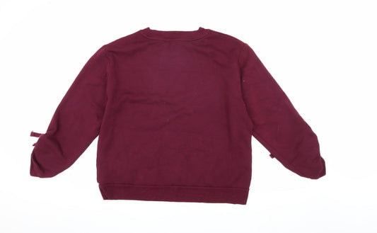 Marks and Spencer Women's Red Pullover Sweatshirt Size 14