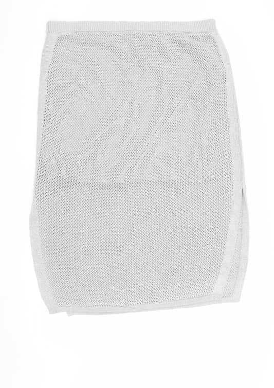 Marks and Spencer Women's Grey XL Knit Pencil Skirt