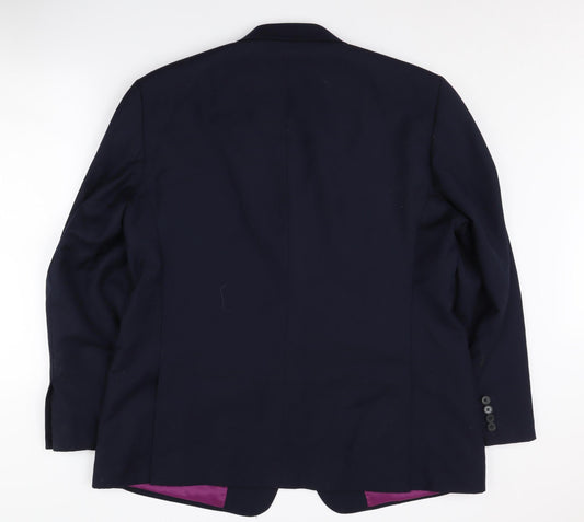 Charles Tyrwhitt Men's Blue Blazer 46R Classic Fit