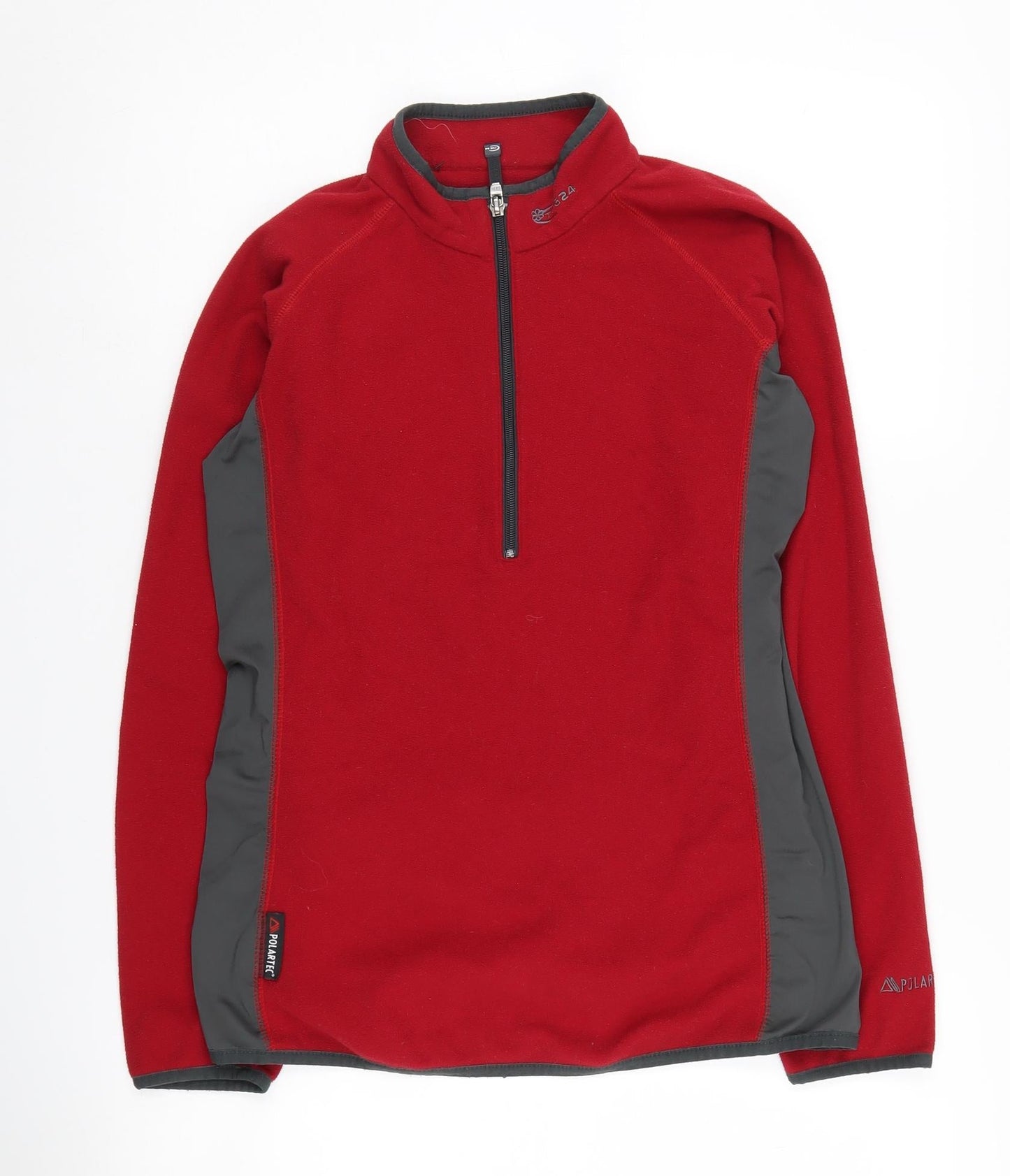 TOG 24 Men's Red Fleece Hoodie, M, 1/2 Zip Style