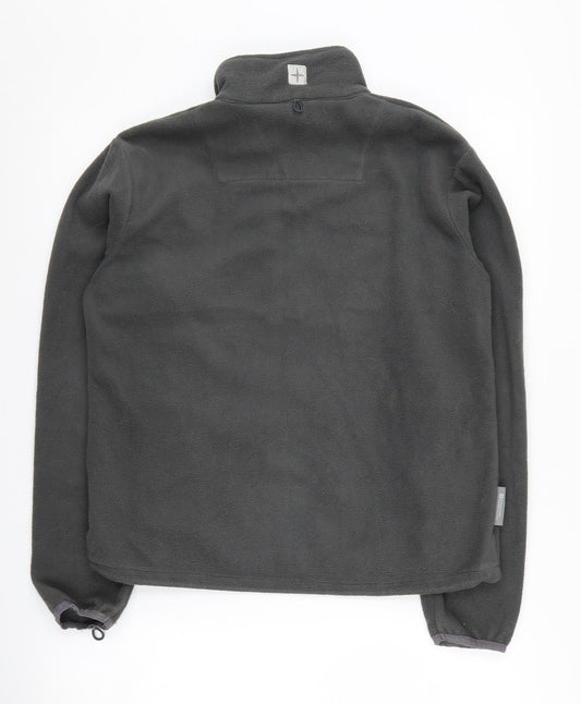 Mountain Warehouse Boys Black Fleece Jacket 13 Years