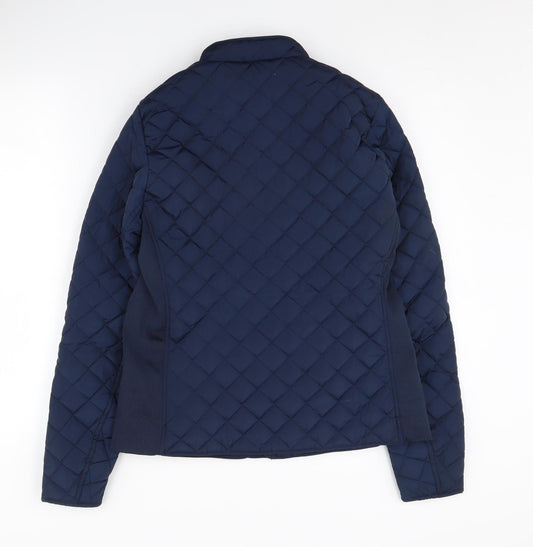 Crivit Women's Blue Quilted Jacket - Size S