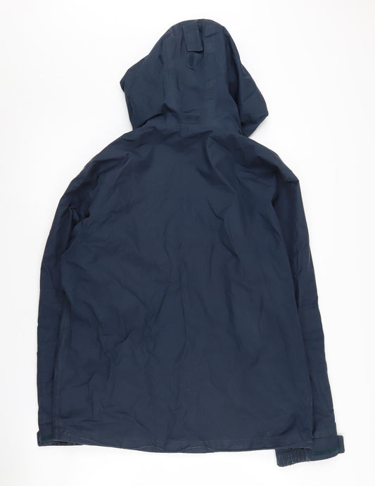 Hi Gear Men's Blue Waterproof Hooded Rain Jacket S
