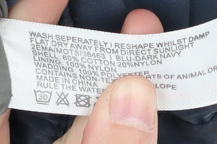 Fat Face Men's Blue Puffer Waistcoat, Size L, Casual