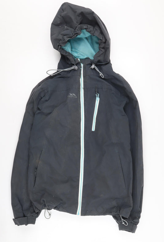 Trespass Men's Black Waterproof Windbreaker Jacket S