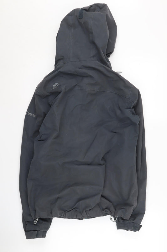 Trespass Men's Black Waterproof Windbreaker Jacket S