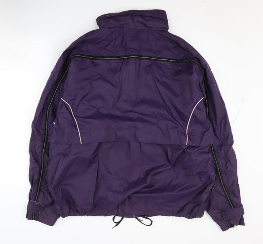 Puma Unisex Purple Windbreaker Jacket M
