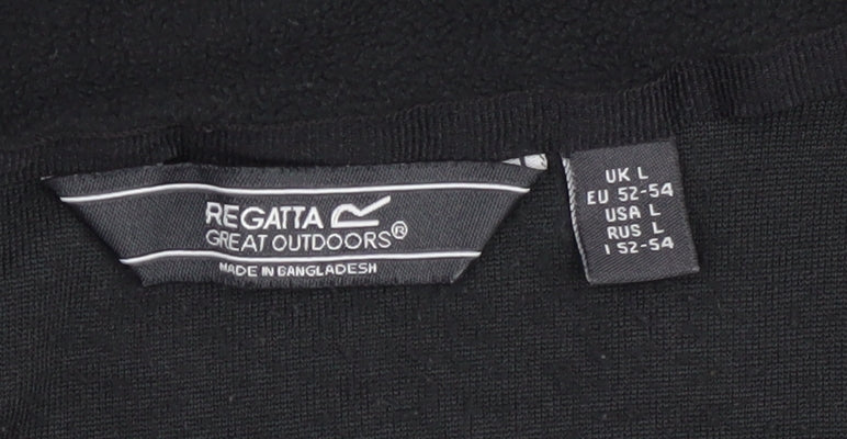 Regatta Men's Black Fleece Waistcoat L Full Zip Outdoor