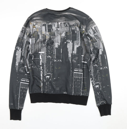 Men's Multicoloured Batman Superman Graphic Sweatshirt Size S