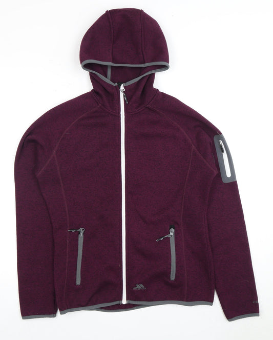 Trespass Women's Purple Hooded Jacket M Casual