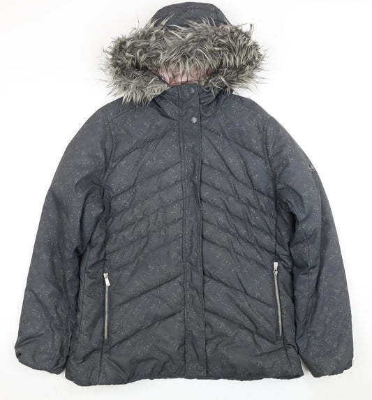 Craghoppers Women's Grey Puffer Jacket Size 12