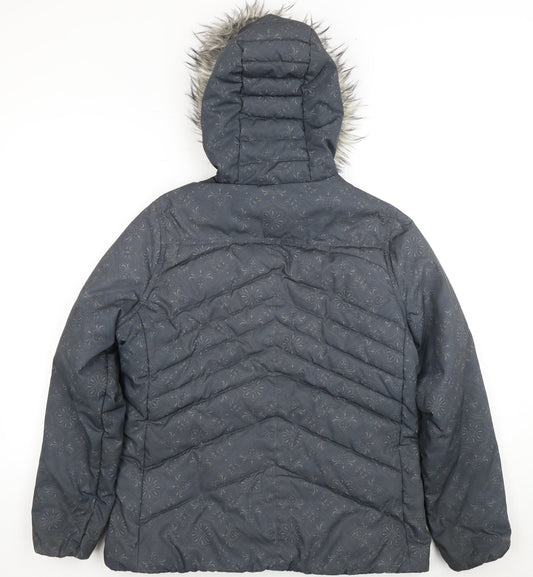 Craghoppers Women's Grey Puffer Jacket Size 12