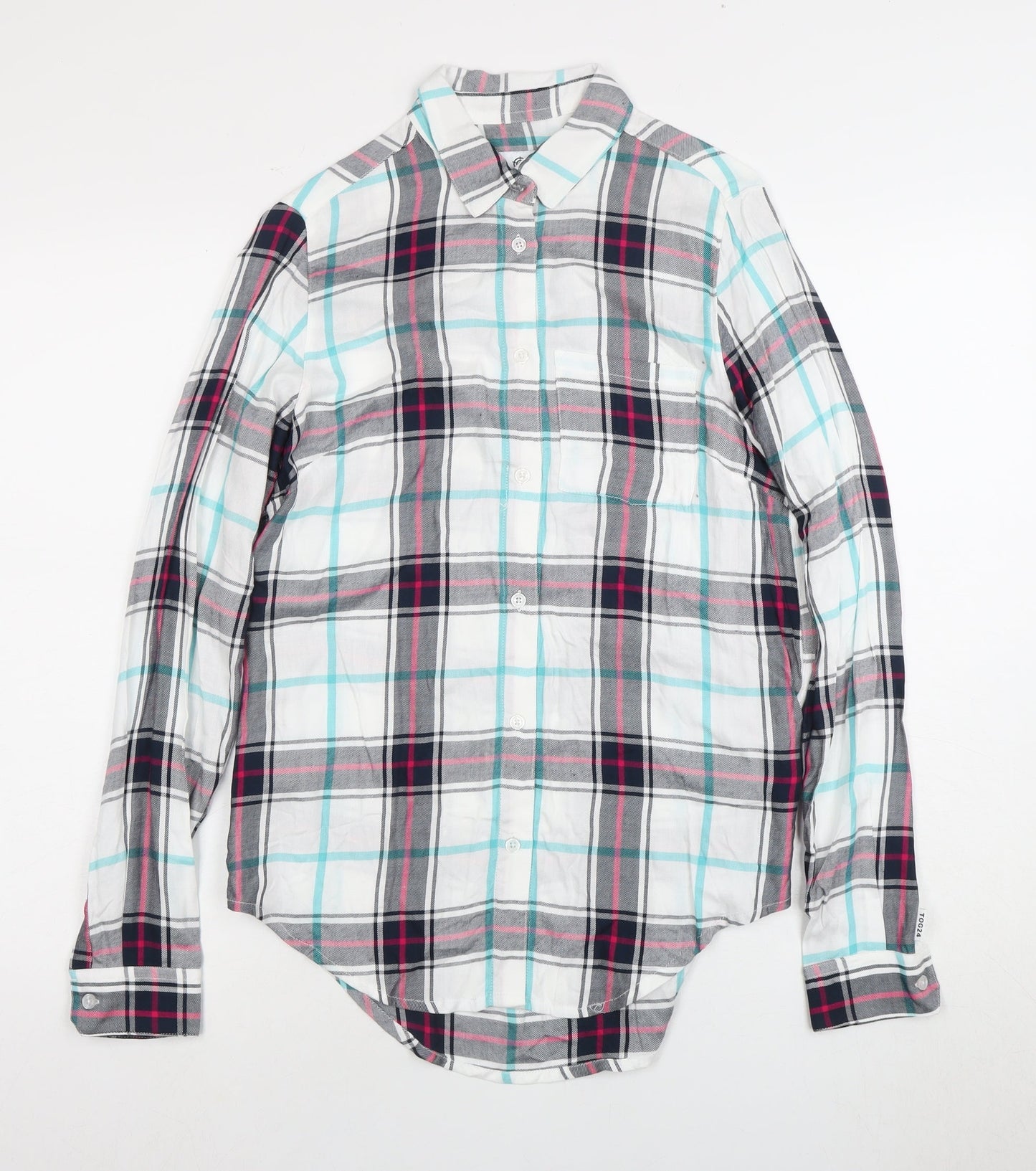 TOG24 Women's Multicoloured Plaid Button-Up Shirt